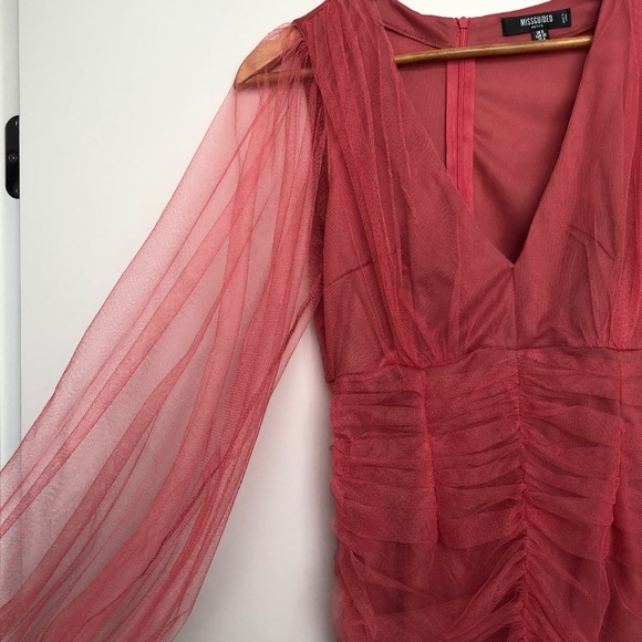 missguided hot pink dress - Picture 4 of 4